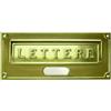 ALUBOX PLACCA BUCA LETTERE ROMA OTTONE LUCIDO