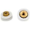 Vetroricambi.it Cuscinetti Box Doccia VR - Kit 2 PEZZI Ricambio Rotella Box Doccia Art. 18 Gipsy TAB M4