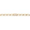 P D PAOLA PDPaola Letters PU01-543-U - Bracciale con lettera F, in argento sterling placcato oro 18 carati, con zirconi, dimensioni fino a 19 cm, bis 19 cm, Stgerling argento, Zirconia cubica