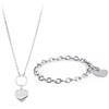 Generico S'agapò Bracciale E Collana Donna Catena In Acciaio SHAC1 SHAC2