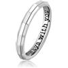 Brosway Anello Uomo in Acciaio | Collezione With You - BWYA03C