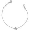 Rue des Mille Bracciale Donna Argento 925 Soggetto Centrale Bombato Stella | Bracciale Argento 925 Donna | Braccialetti Donna Argento Con Una Potente Carica Sentimentale