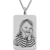 GBTROEY Collana Personalizzata Con Foto - Ciondolo Con Testo Inciso Personalizzato per Uomini E Donne - Regali Di Compleanno Unici per Marito, Mamma, Papà