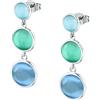 MORELLATO Orecchini Donna in Argento 925 riciclato, Collezione VENEZIA, Occhio di Gatto - SAZM08