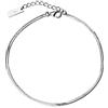 Aotiwe Cavigliera da uomo, in argento 925, a serpente, 24 cm, Argento sterling, Senza Gemstone