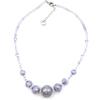 Antica Murrina Collana in Vetro di Murano Argento Bianca Unisex Adulti