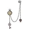 Alchemy Gothic Uncle Albert's Timepiece Donna Orecchino con perno colore argento peltro