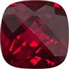 Gems_Hub 1 Pz Di Rubino Naturale 8x8mm Forma Cuscino sfaccettato taglio sciolto gemma per la creazione di gioielli. (fai da te, anello, ciondolo, collana)|GH_NAT_13269, 8x8mm, Pietra preziosa, Rubino