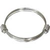 Inmaculada Romero IR Bracciale rigido da donna in argento sterling 925, estensibile con fili, nodi e dettagli laterali.