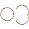 Designer Inspirations Boutique Orecchini a cerchio in oro giallo 9 kt, 15 mm