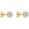 Gioielleria Bucci ORECCHINI SFERA IN ORO GIALLO 18 KT CON ZIRCONI TAGLIO BRILLANTE