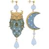 Lebole Maison Orecchini Fukuro Pois Celeste