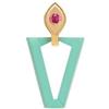 Valentina Ferragni Mono Orecchino Uali Mint x NN Argento 925 Valentina Ferragni Studio DVF-OR-LU12
