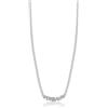LUCA BARRA Collana Silver.Dream E Cristalli Bianchi 38+5 Donna - LU.CK1542