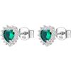 Brosway Orecchini Donna, Orecchini a Lobo in Argento e Life Green | Collezione FANCY - FLG45