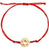 Dreamtimes Bracciale con ciondolo a forma di stella di David, in acciaio inox, con ciondolo a forma di esagono, gioiello ebraico per donne e uomini, Medio, Acciaio inossidabile, Nessuna pietra