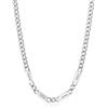 Presentimental Collana Personalizzata con 1-5 Nomi per Uomo Donna in Acciaio inossidabile Catena Cubana 6 mm Regolabile Regalo per Compleanni Anniversari Festa del papà Natale (Argento-4 nome)