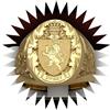 FUSHENGTER Anello Donna Anelli Uomo Regalo Semplice Moda Anello Con Emblema Della Corona Dello Scudo Del Leone Anello Da Uomo 13H197S2