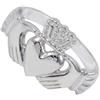 Beautiful Jewellery Company Ltd Anello di Claddagh, anello in argento Sterling da uomo, dimensione P - Z3, argento, 63 (20.1), cod. CL1
