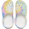 Crocs Unisex Adulto Baya Tie Dye Clog Sabot, White/Multi, 45/46 EU