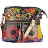 Eysee Borsa a tracolla da donna in vera pelle, per donne e ragazze, 26 cm (lunghezza) x 22 cm (altezza) x 10 cm (W) (n. LD-0052), Multicolore Multicolore 3, nan