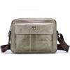 I0I&I0I Borsa a tracolla in vera pelle, capitano Niu primo strato pelle bovina orizzontale 11 pollice ipadpro computer bag, Verde,