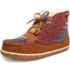 Minnetonka Torrey - Pantofole da donna in camoscio per interni ed esterni, Marrone, multicolore., 37.5 EU