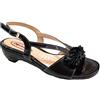Melluso 08707, Sandalo Donna in Pelle (Nero, Numeric_36)