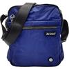 Avirex Borsello Uomo con Tracolla Regolabile, in Poliestere Lavabile, Borsa a Tracolla Uomo con Tasche a Zip, Collezione Bomber BMB04 (Navy)