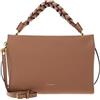 Coccinelle Pelle borsetta borsa a tracolla Boheme Grana Double Hand Bag Skin/Gazpacho marrone chiaro