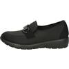 Valleverde Mocassini Donna 26501 in Tessuto Nero EU 38