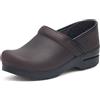 Dansko Zoccoli professionali da donna, oliati, in pelle, (Antique Brown/Black), 36.5
