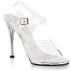 Fabulicious Sandali aperti da donna Gala-08, Trasparente Clr Lucite, 35 EU