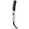 TEK ONE Tecnologia Spazzola Lisciante Elettrica 2 in 1 con Display LCD - Capelli Lisci e Luminosi, Temperatura Regolabile 300-390°C, Riscaldamento Rapido, per Capelli Bagnati e Asciutti, Nero/Champagne
