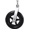 YUNHEST Accessori carrozzina, accessori ruota anteriore, cuscinetti forcella anteriore, gomme universali, gomme piene, ruotine anteriori, gruppo ruota anteriore.(Size:6 inches)