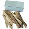 EPILWAX, Bustina di 100 spatole corpo monouso in legno