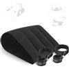 CSCLI Cuscino da letto, cuscino di supporto gonfiabile con cinghie in nylon