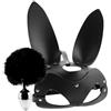 ANGKKY Plug Anale, Sex Toys per Adulti, Set da Allenamento con Plug Anale SM e Maschera, Kit per Uomo e Donna, Sex Toys per Adulti Gay, Unisex