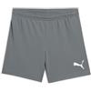 PUMA teamRISE Short Jr, Pantaloncini Unisex - Bambini e Ragazzi, White/Black, 140