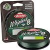 Berkley Whiplash8, lenza da pesca, Superline, pesca predatore, luccio, pesce persico, luccioperca, trota, unisex, giallo, 0,16 mm | 20,9 kg | 20,9 kg | 30,9 m