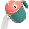 Generic Brocca da bagno per il lavaggio del bambino, tazza di risciacquo dello shampoo del bagnetto, tazza multifunzionale per il risciacquo dei capelli del bambino, tazze di shampoo dei cartoni animati