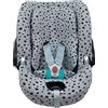 JYOKO Kids Fodera per seggiolino Auto in Cotone Compatibile con Cybex Aton Cloud-Q-M-2-4-5 (ATON Q, Black Star)