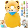 Syeefula Mushplushies Head Protector, Adjustable Baby Head Protection Backpack, Mush Plush Head Protection Backpack, Mushplushies Backpack, Head Protection Pillow for Walking Crawling (Cute Tiger)