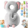 Syeefula Mushplushies Head Protector, Adjustable Baby Head Protection Backpack, Mush Plush Head Protection Backpack, Mushplushies Backpack, Head Protection Pillow for Walking Crawling (Elephant)