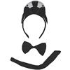 Petitebelle Costume da 3 pezzi in 3D con fascia Bowtie un pinguino 3D