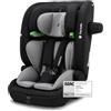 OSANN - Seggiolino Auto Bambini Flux Isofix i-Size Top-Tether con Sensori Integrati - 76-150 cm - Da 15 mesi a 12 anni - Gruppo 2/3 - Grigio, Altezze 14 Posizioni, Rivolto in Avanti