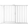 Safetots Cancelletto per Scale a Pressione con Chiusura Automatica, 111cm - 118cm, Bianco, Cancelletto a Chiusura Automatica per Bambini, Barriera di Sicurezza per Bambini