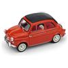 Brumm BM0377-02 FIAT 500 AMERICA 1958 CHIUSA (TARGA NEW YORK) ROSSO 1:43 Modelli