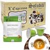 Caffetti 80 Capsule di Nocciolino compatibile con Nespresso Gattopardo, Bevanda Monodose Solubile alla Nocciola