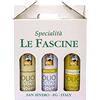 Le Fascine Trittico - Olio Extravergine di Oliva Biologico Classico Provenzale Blend Delì 100% Italiano (3 bottiglie da 500 ml)
